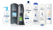 The new PCR bottles will be rolled out across Dove's original range, plus its Baby and Men+ products. Image: Dove